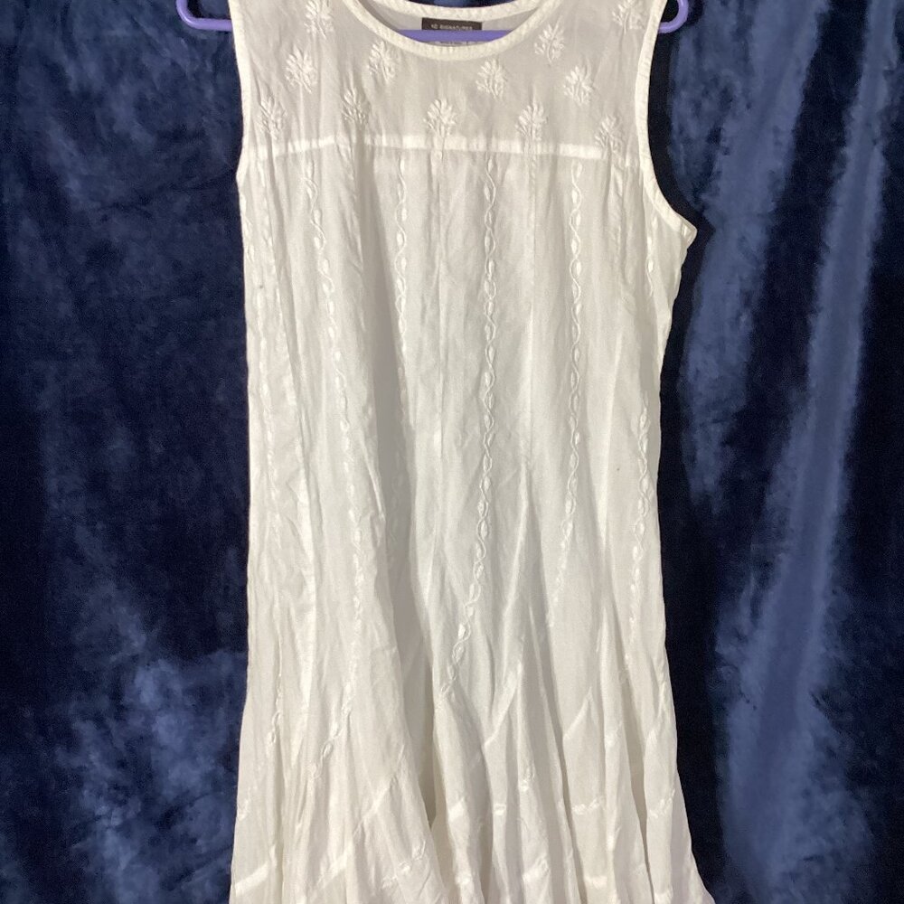 White dress